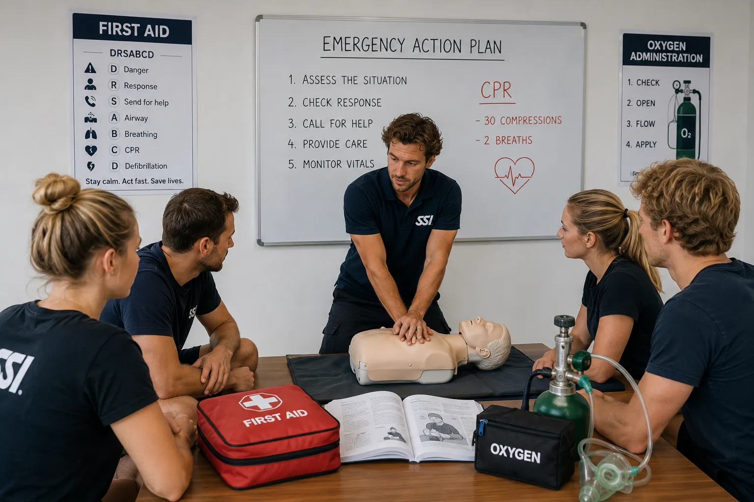 First Aid and Oxygen Provider Course on Koh Tao